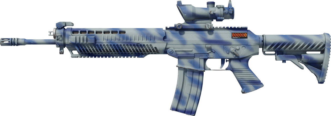 Preview image 1 of StatTrak™ SG 553 | Spray ondulé (Neuve)