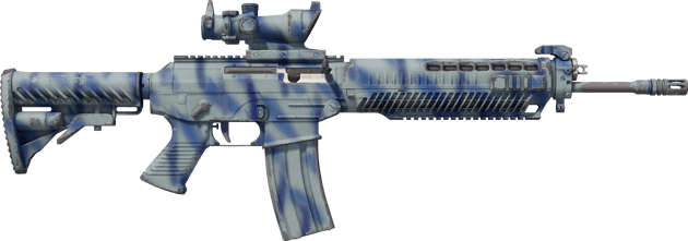 Preview image 2 of StatTrak™ SG 553 | 浪花噴漆 (戰場實測)