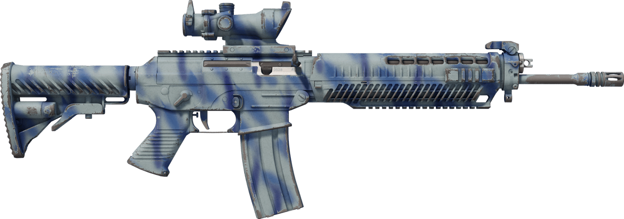 Preview image 2 of StatTrak™ SG 553 | Falisty spray (po testach bojowych)
