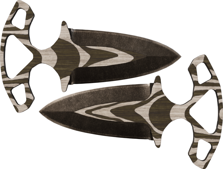 Preview image 2 of ★ StatTrak™ Shadow Daggers | Black Laminate (Battle-Scarred)