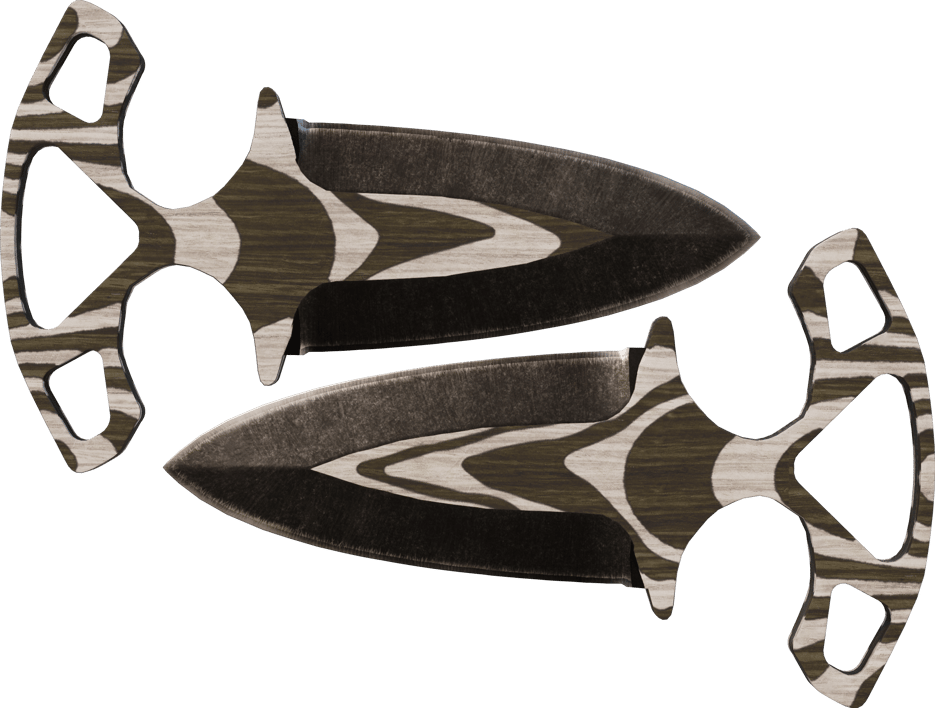 Preview image 2 of ★ StatTrak™ Shadow Daggers | Black Laminate (Testado no Terreno)