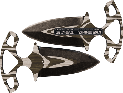 ★ StatTrak™ 섀도우 칼 | 검은 합판 (현장에서 쓰인)