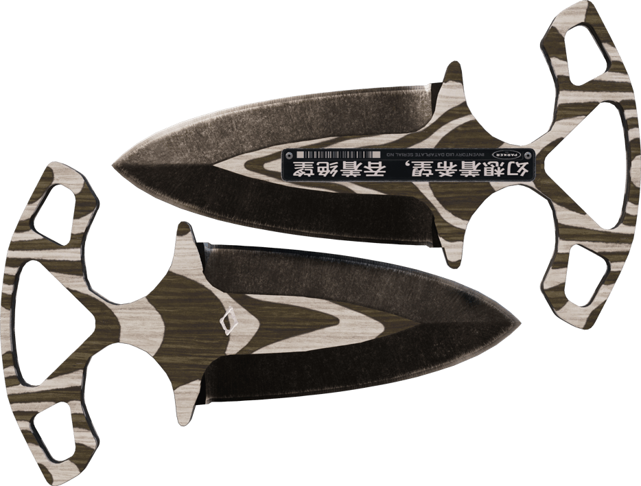 Preview image 1 of ★ StatTrak™ Shadow Daggers | Black Laminate (Testado no Terreno)