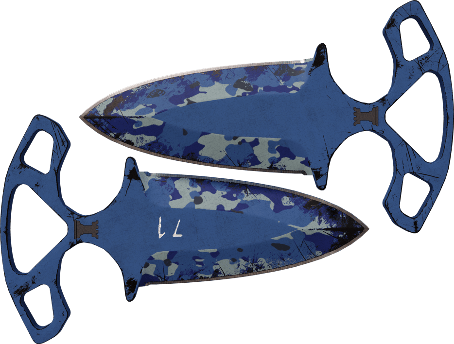 Preview image 1 of ★ StatTrak™ มีดชาโดว์ดักเกอร์ | Bright Water (มีรอยถลอกอย่างมาก)