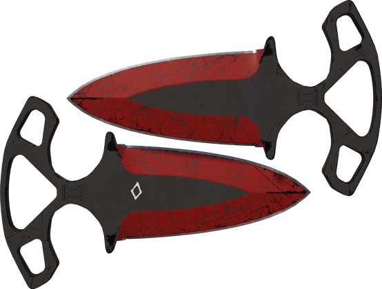 ★ StatTrak™ Dagas Sombrías | Tela escarlata (Bastante desgastado)