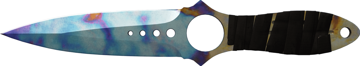 Preview image 2 of ★ StatTrak™ Skeleton Knife | Case Hardened (Testado no Terreno)