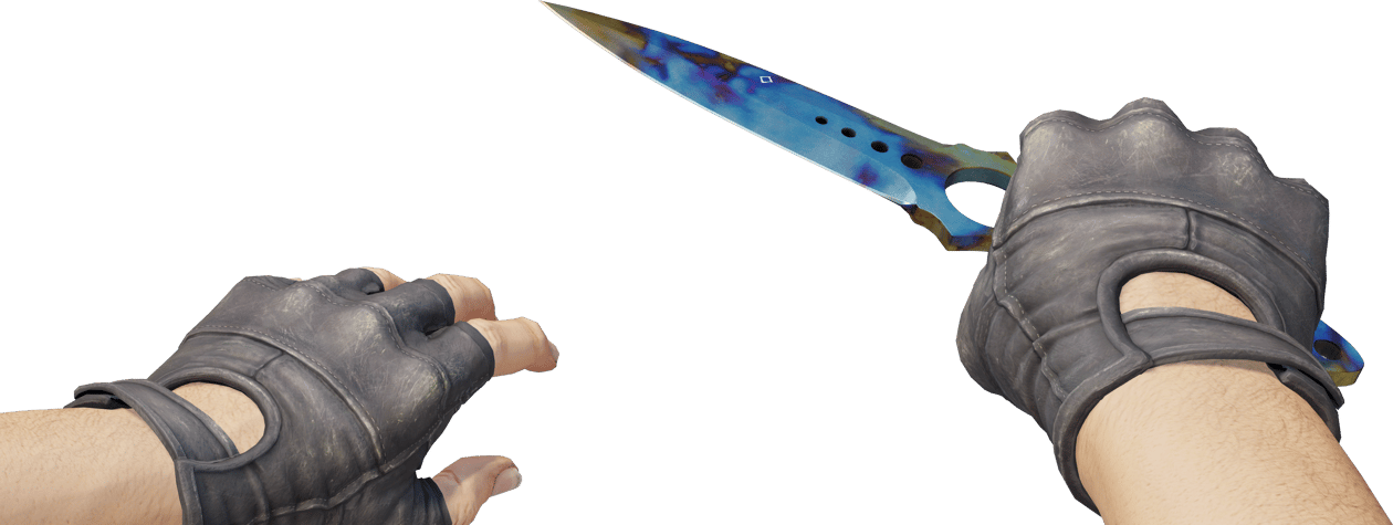 Preview image 4 of ★ StatTrak™ Skeleton Knife | Case Hardened (Testado no Terreno)