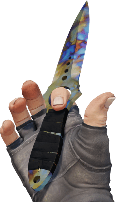 Preview image 3 of ★ StatTrak™ Skeleton Knife | Case Hardened (Com Pouco Uso)