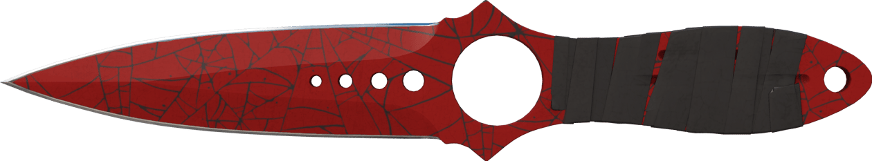 Preview image 2 of ★ StatTrak™ 骷髅匕首 | 深红之网 (略有磨损)