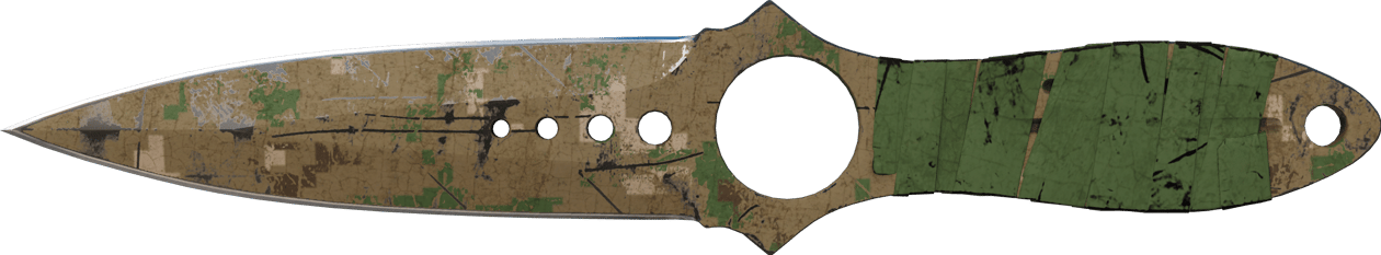Preview image 2 of ★ StatTrak™ 스켈레톤 칼 | 숲 디지털 위장 (전투로 닳고 닳은)