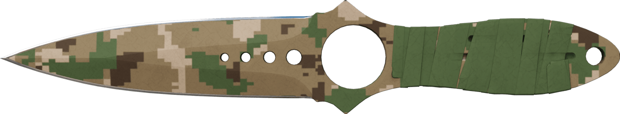 Preview image 2 of ★ StatTrak™ มีดสเกเลตัน | Forest DDPAT (มีรอยถลอกเล็กน้อย)