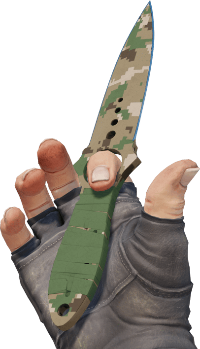 Preview image 3 of ★ StatTrak™ มีดสเกเลตัน | Forest DDPAT (มีรอยถลอกเล็กน้อย)