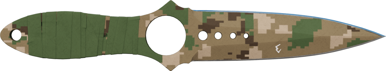 Preview image 1 of ★ StatTrak™ มีดสเกเลตัน | Forest DDPAT (มีรอยถลอกเล็กน้อย)