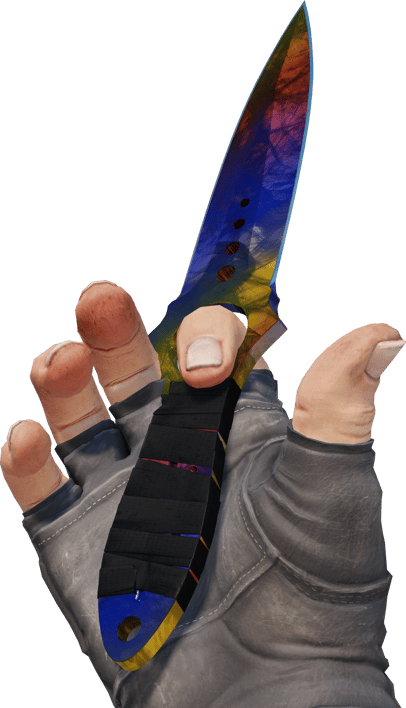 Preview image 3 of ★ StatTrak™ Skeleton Knife | Marble Fade (Factory New)