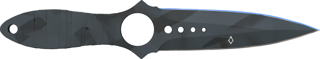 Preview image 1 of ★ StatTrak™ Skeleton ナイフ | Night Stripe (新品同様)