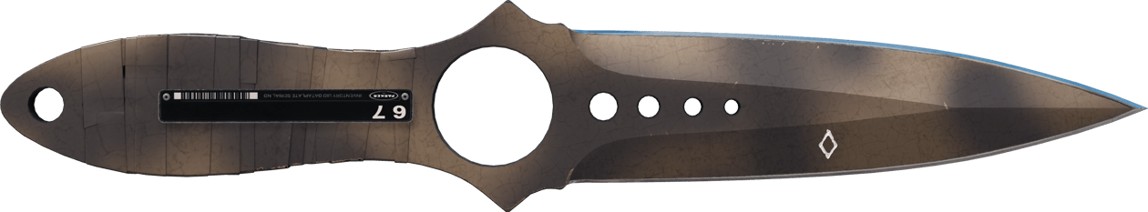 Preview image 1 of ★ StatTrak™ Dao Skeleton | Scorched (FT - Qua thực chiến)