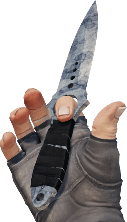 Preview image 3 of ★ StatTrak™ Cuchillo esqueletizado | Manchado (Bastante desgastado)