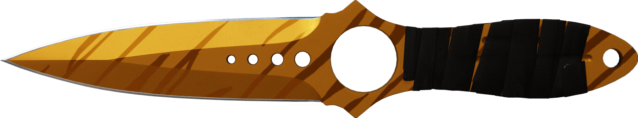 Preview image 2 of ★ StatTrak™ Skeleton Knife | Tiger Tooth (Factory New)