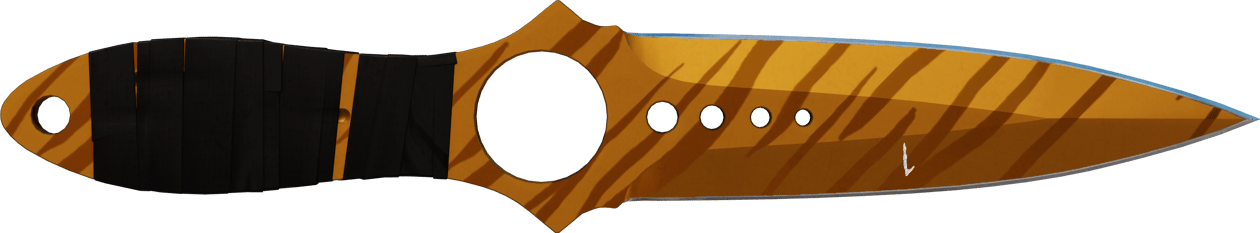 Preview image 1 of ★ StatTrak™ Skeleton Knife | Tiger Tooth (Factory New)