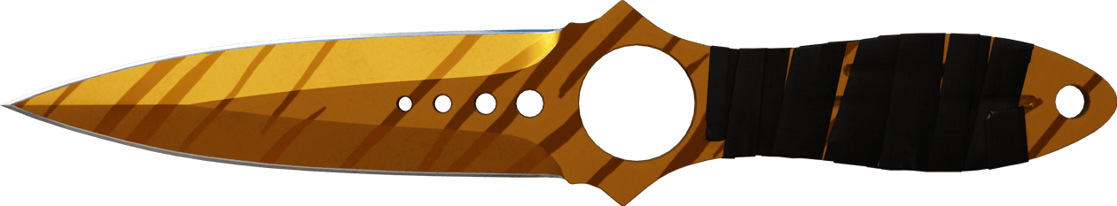 Preview image 2 of ★ StatTrak™ 骷髅匕首 | 虎牙 (略有磨损)