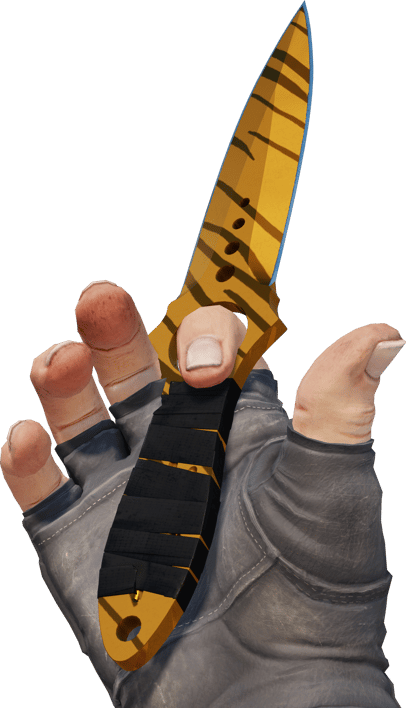 Preview image 3 of ★ StatTrak™ 骷髅匕首 | 虎牙 (略有磨损)