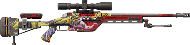 Preview image 2 of StatTrak™ SSG 08 | 喋血战士 (破损不堪)