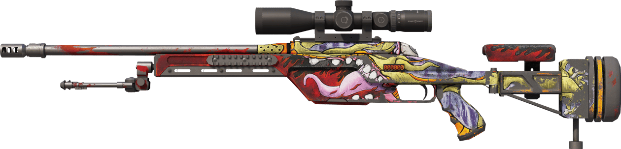 Preview image 1 of StatTrak™ SSG 08 | 喋血战士 (破损不堪)