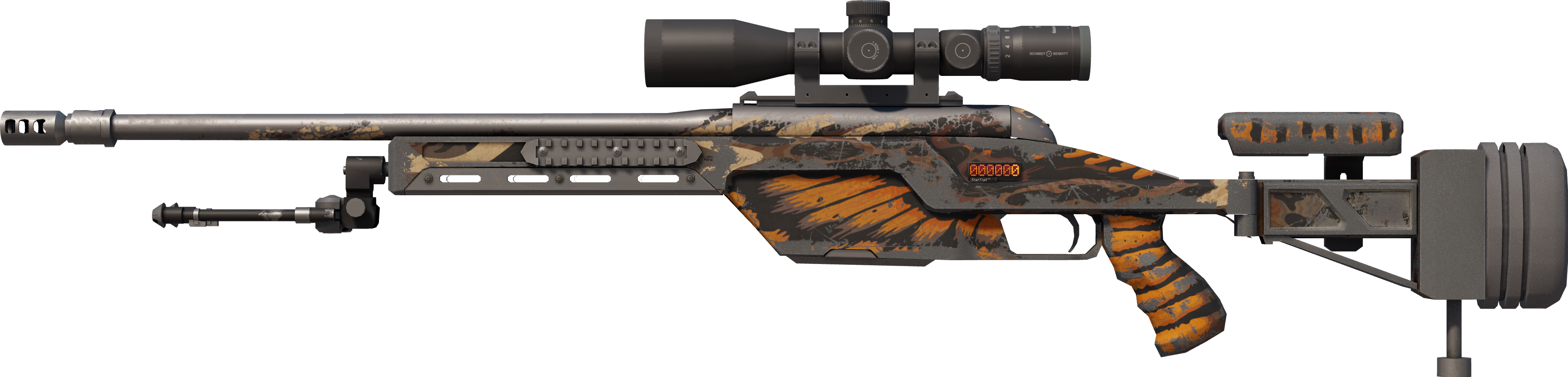StatTrak™ SSG 08 | Death's Head (Well-Worn)