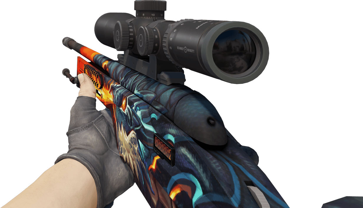 Preview image 3 of StatTrak™ SSG 08 | Dragonfire (ใหม่จากโรงงาน)