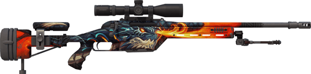 Preview image 2 of StatTrak™ SSG 08 | 炎龙之焰 (久经沙场)