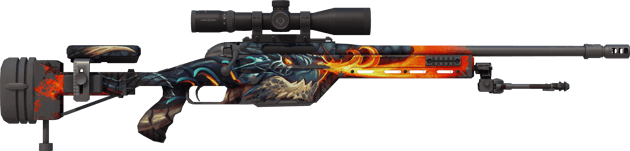 Preview image 2 of StatTrak™ SSG 08 | 용의 불길 (꽤 닳은)