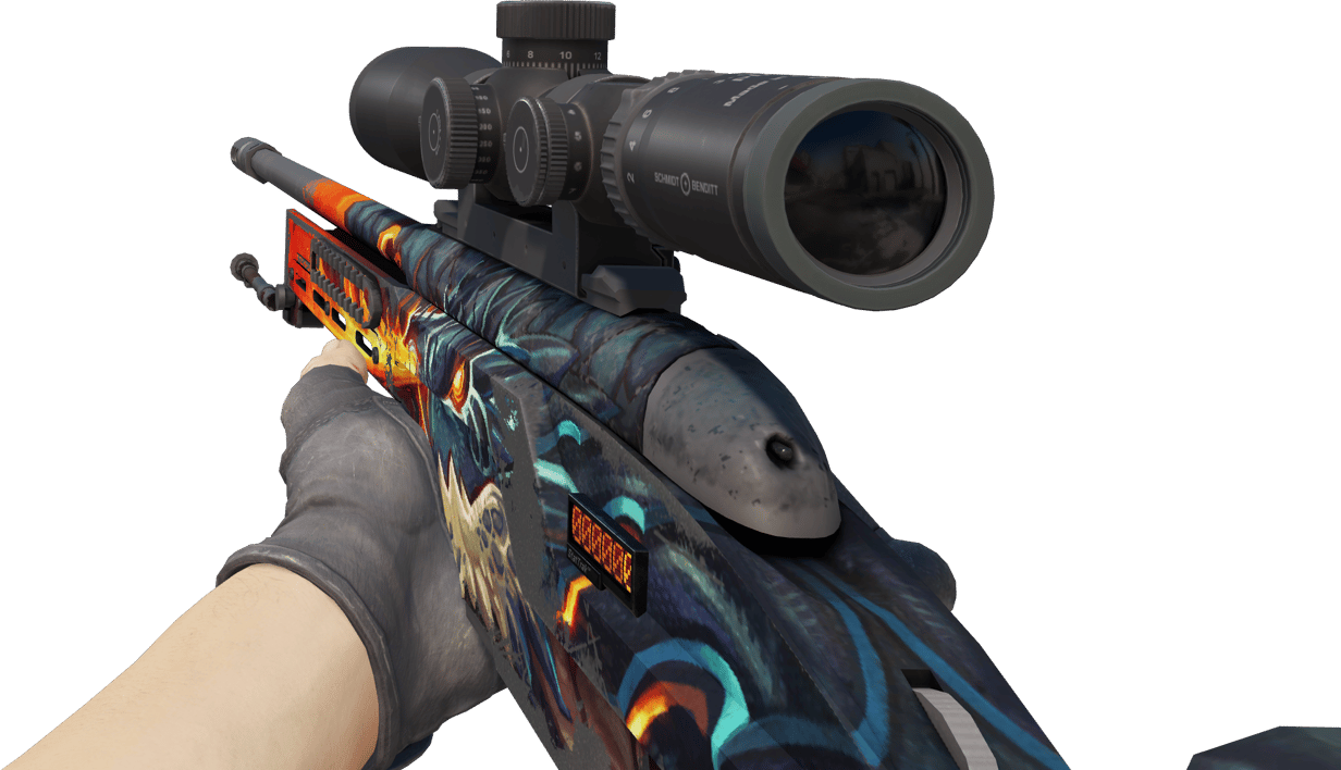 Preview image 3 of StatTrak™ SSG 08 | Dragonfire (Consumato)