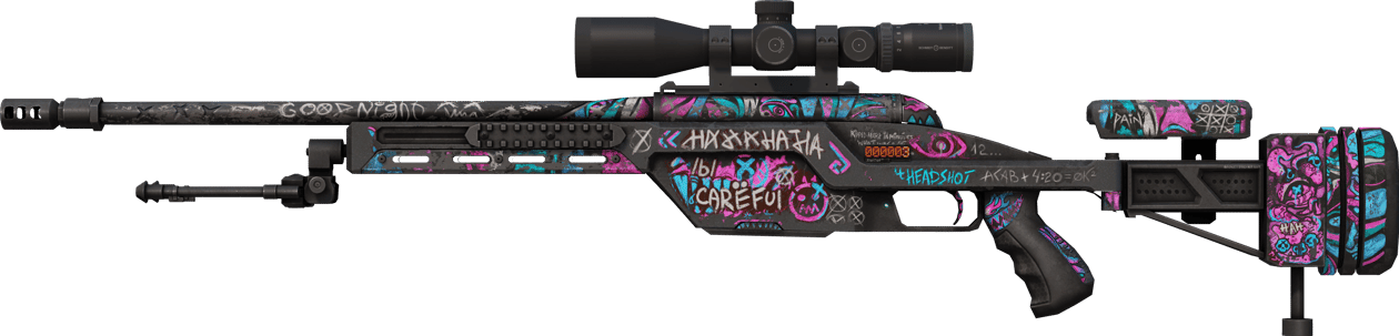 Preview image 1 of StatTrak™ SSG 08 | Hallucinations (Marquée par les combats)