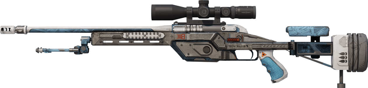 Preview image 1 of StatTrak™ SSG 08 | Ghost Crusader (Gasto)