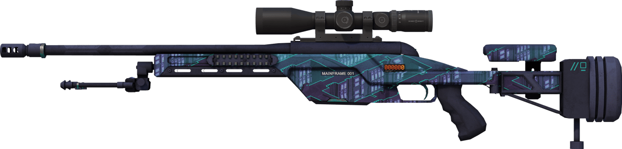 Preview image 1 of StatTrak™ SSG 08 | 메인프레임 001 (꽤 닳은)