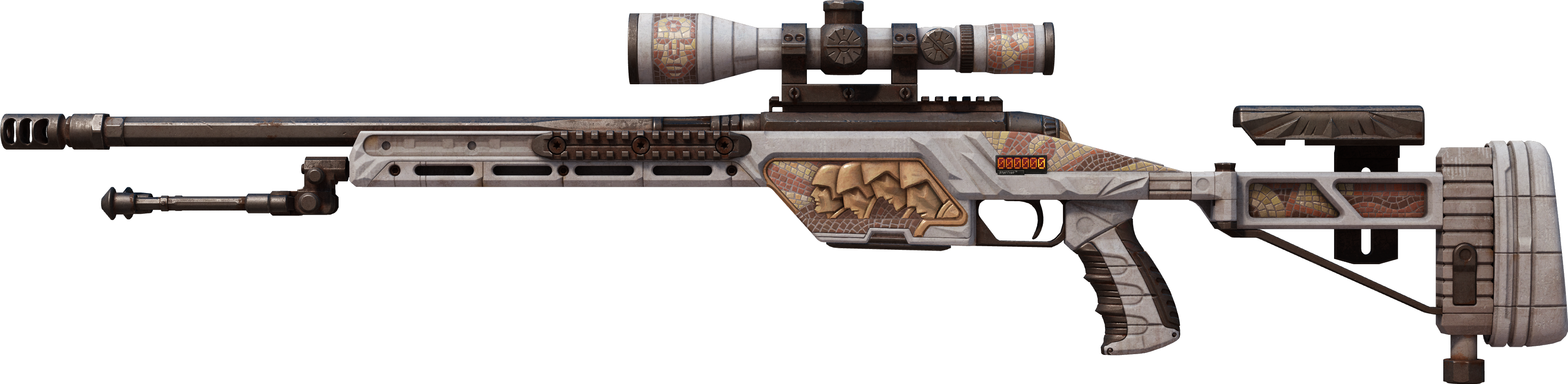 StatTrak™ SSG 08 | Memorial (Well-Worn)