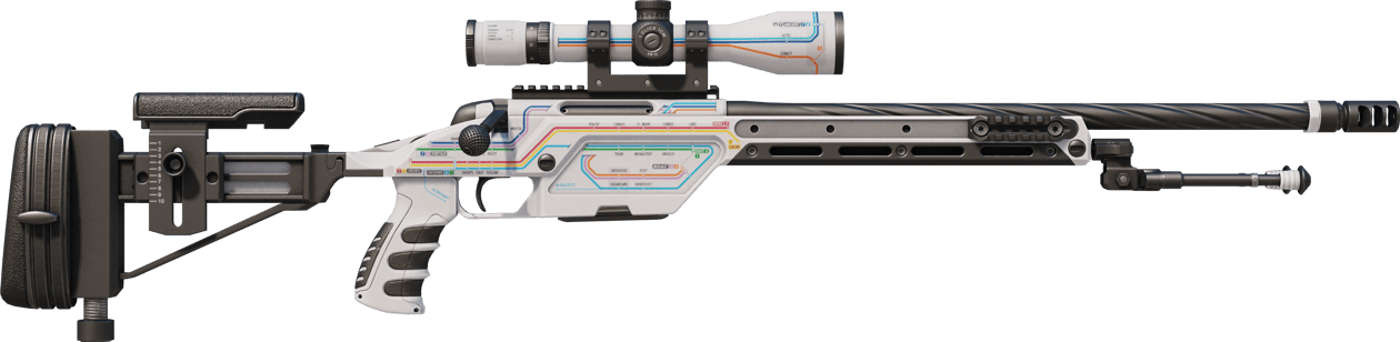 Preview image 2 of SSG 08 (StatTrak™) | Rapid Transit (MW - Trầy ít)