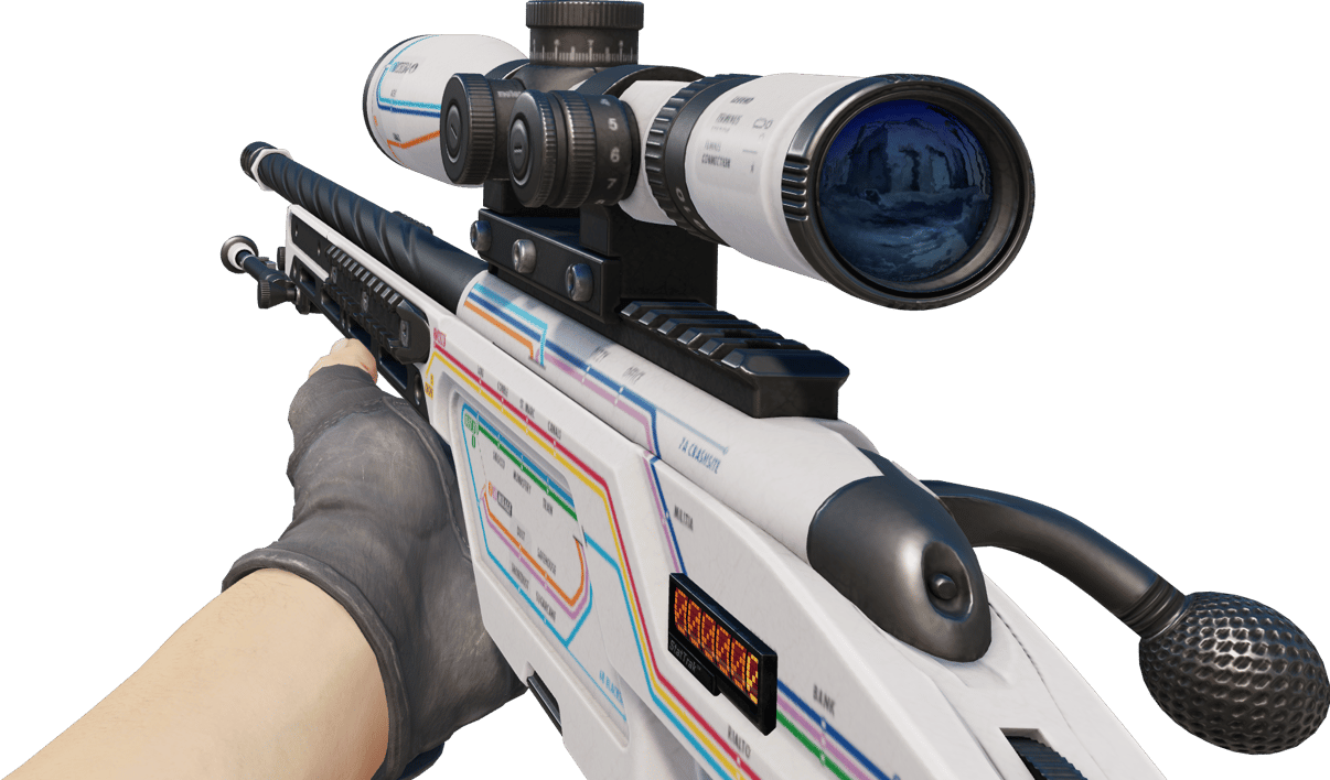 Preview image 3 of SSG 08 (StatTrak™) | Rapid Transit (MW - Trầy ít)
