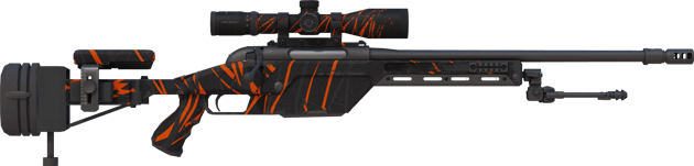 Preview image 2 of StatTrak™ SSG 08 | Cortado (Algo desgastado)