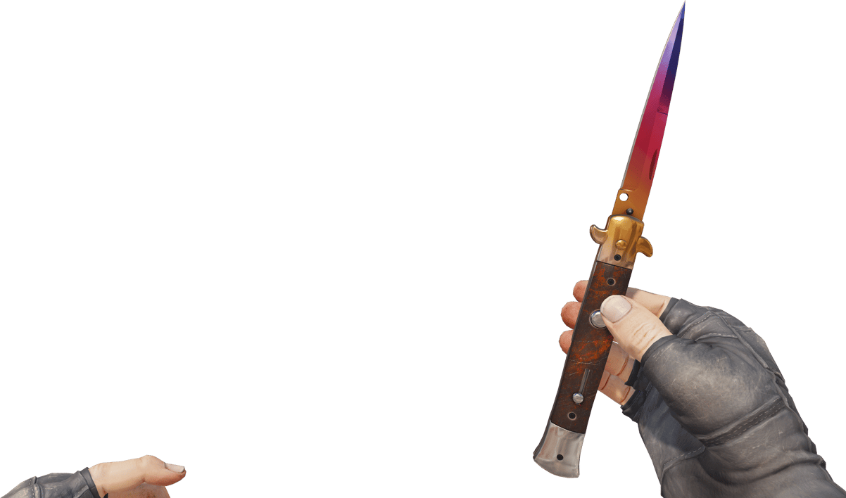 Preview image 3 of ★ StatTrak™ Stiletto Knife | Fade (Factory New)