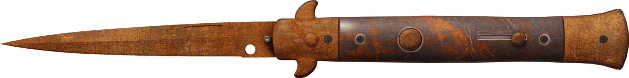 Preview image 2 of ★ StatTrak™ Stiletto Knife | Rust Coat (Battle-Scarred)
