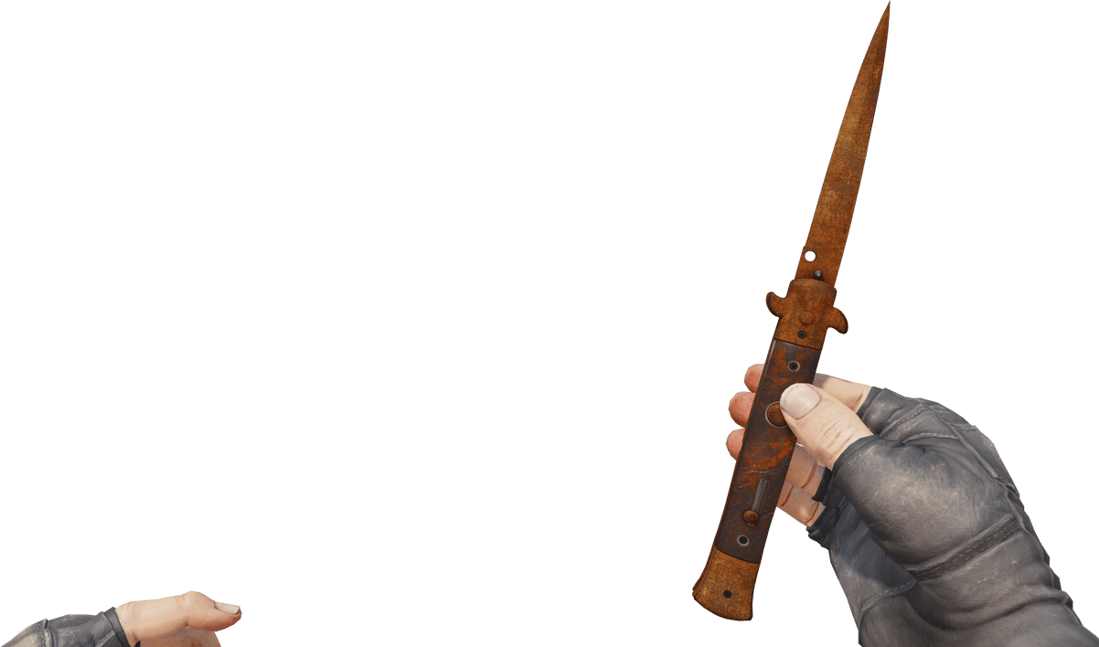 Preview image 3 of ★ StatTrak™ Stiletto Knife | Rust Coat (Battle-Scarred)