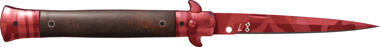 Preview image 1 of ★ StatTrak™ 彈簧刀 | 殺戮斑紋 (輕微磨損)