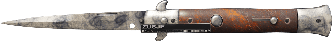 Preview image 2 of ★ StatTrak™ มีดสติลเล็ตโต | Stained (ถลอกปอกเปิกจากการรบ)