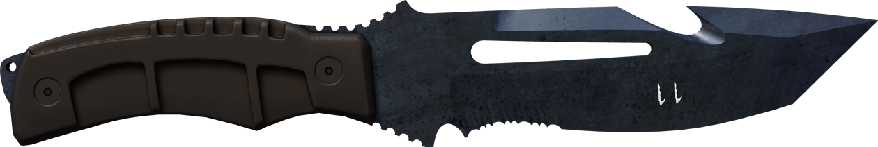 Preview image 1 of Couteau de survie (★ StatTrak™) | Acier bleui (Testée sur le terrain)