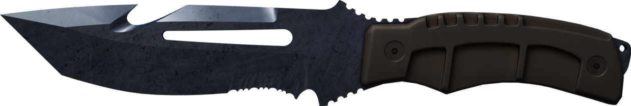 Preview image 2 of Couteau de survie (★ StatTrak™) | Acier bleui (Très peu usée)