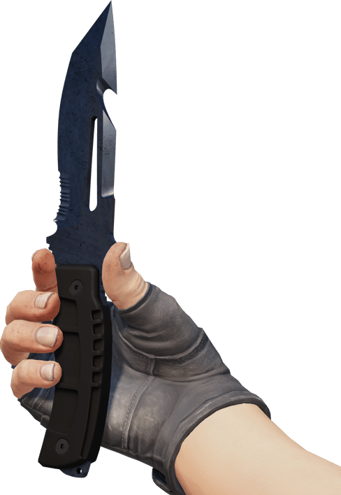 Preview image 3 of Couteau de survie (★ StatTrak™) | Acier bleui (Très peu usée)