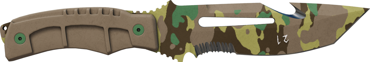 Preview image 1 of 求生匕首（★ StatTrak™） | 北方森林 (久经沙场)