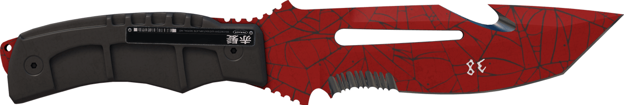 Preview image 1 of ★ StatTrak™ 求生匕首 | 深红之网 (久经沙场)