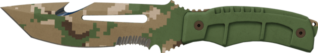 Preview image 2 of ★ StatTrak™ 서바이벌 칼 | 숲 디지털 위장 (거의 깨끗한)